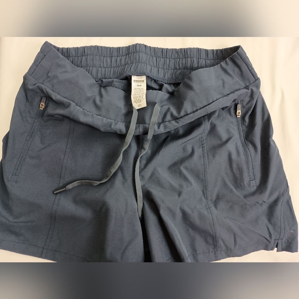 2/$30 Navy Blue REEBOX Drawstring Athletic,Athleisure Running,Booty Shorts(#403)